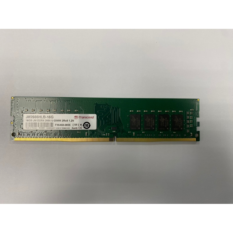 二手良品 創見 DDR4-2666 16G 記憶體