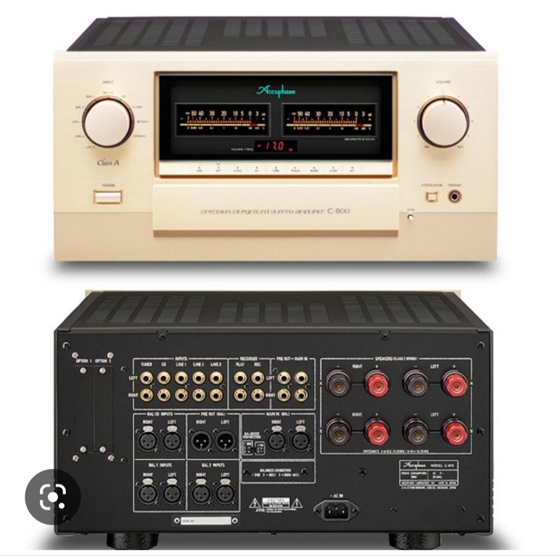 孟芬逸品日本金嗓子Accuphase E-800綜合擴大機 