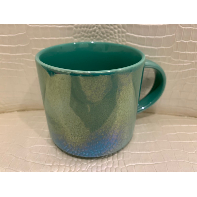 (二手) 絕版 星巴克 馬克杯 2014 綠色 漸層 杯子 296ml  ☕️ 咖啡杯 水杯 裝水 Starbucks