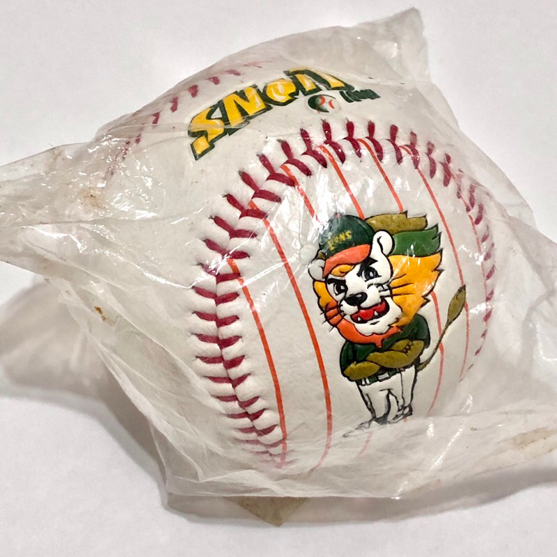 絕版 收藏 統一獅 紀念球 棒球 超過20年 全新老物 紀念棒球 回憶 童年 獅子 球賽 橘條紋 UNILIONS 球場
