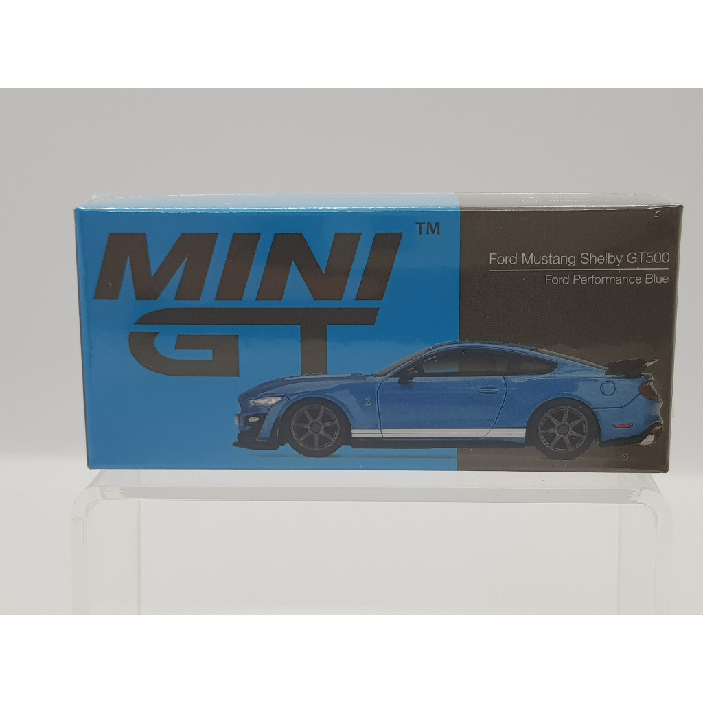 【小車停車場】Mini GT 268 Ford Mustang Shelby GT500 Blue 野馬