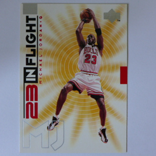 ~Michael Jordan~黑耶穌/空中飛人/MJ喬丹 1998年UD.23 IN FLIGHT籃球特殊卡 IF8