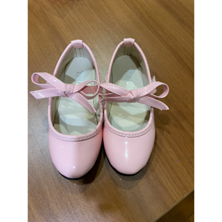 (全新)女童公主鞋 粉色亮皮 童鞋 淑女鞋