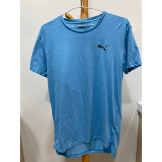 PUMA男版短袖上衣 短袖T恤 運動T-shirt / 藍