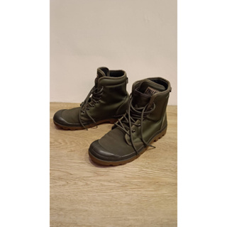 PALLADIUM 軍靴(綠) 75564-368 男 (UK 7.5) -- 二手少穿極新