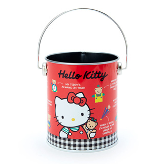 Sanrio 油漆桶造型 手提鐵製收納筒 鐵罐筆筒 Hello Kitty 140856N