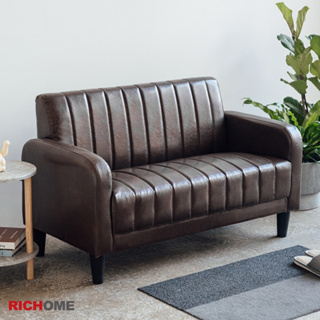 RICHOME  CH1215 雙人沙發(PVC仿皮)-2色 沙發 雙人沙發 皮沙發 套房沙發 會客沙發