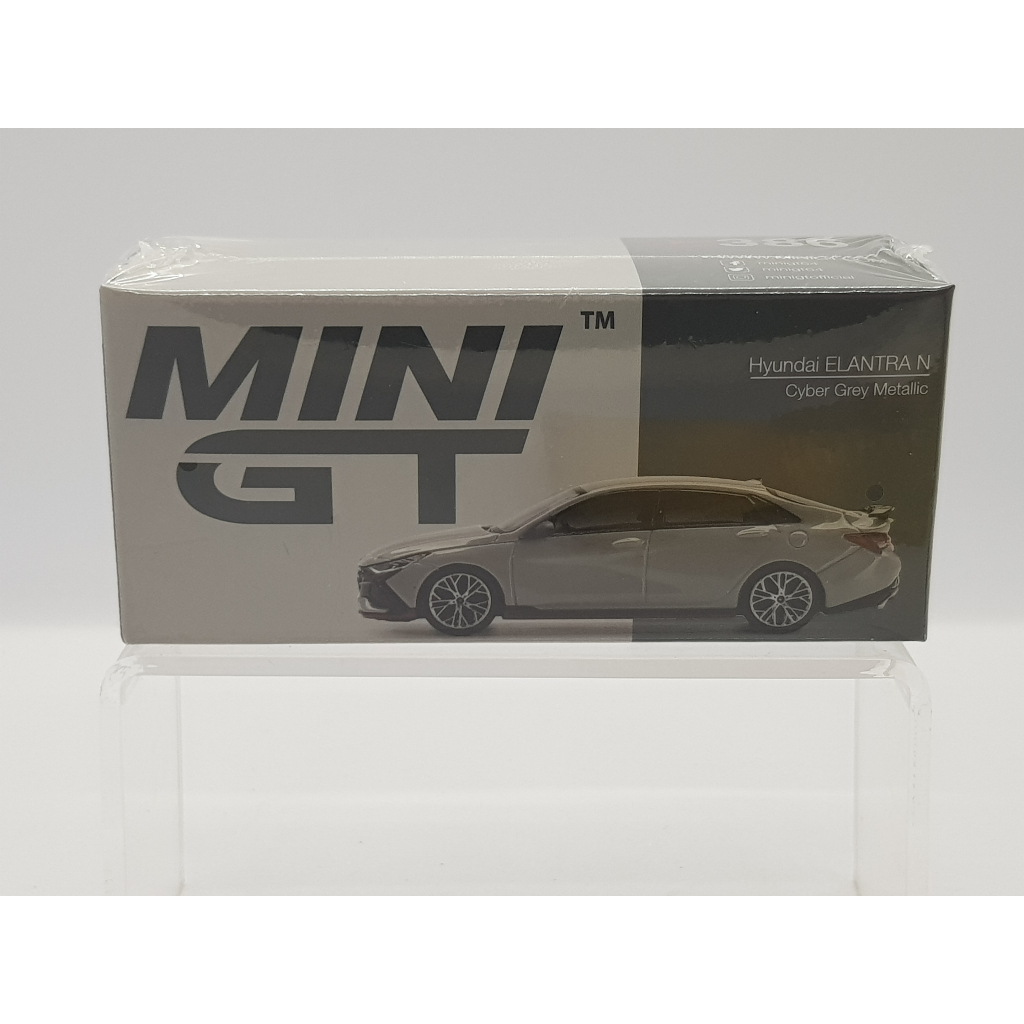 【小車停車場】Mini GT 386 Hyundai Elantra N Cyber Grey