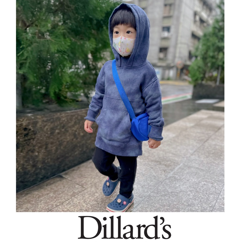 🌟現貨🌟 3-5歲 110cm 霧霾藍渲染帽T 保暖 兒童衣服 小孩衣服 小孩外套 兒童上衣 兒童外套 兒童保暖外套