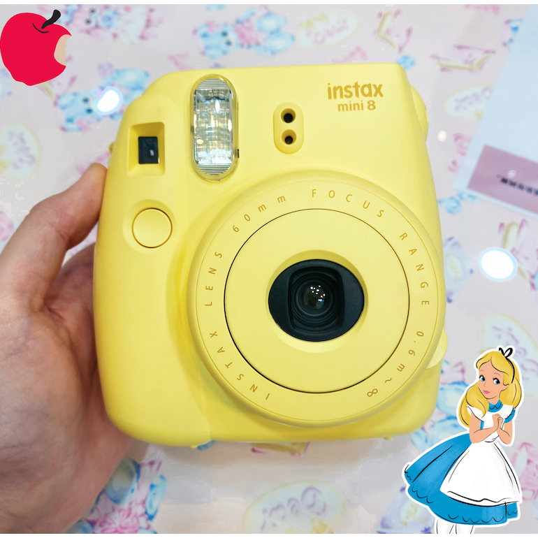 超新！送電池🔋 拍立得黃色 mini8 拍立得 相片機 底片機 黃色 照相機 二手拍立得 二手 Fujifilm 富士