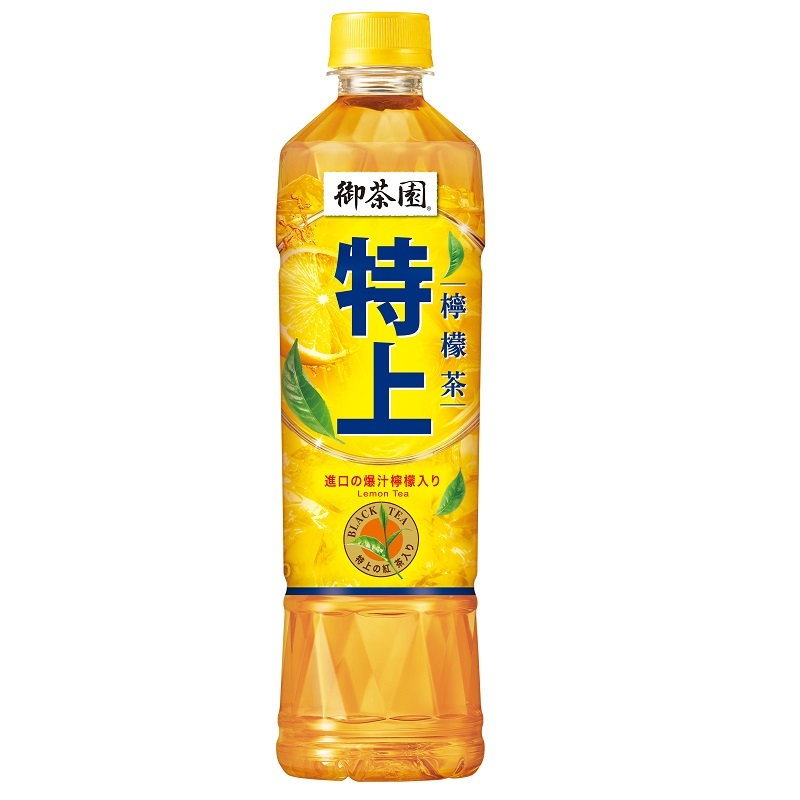 御茶園特上檸檬茶550ml毫升 x 4Bottle瓶【家樂福】