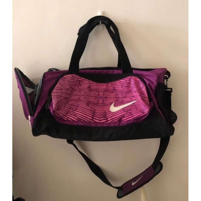 Nike 重訓包 肩背包 健身房 耐吉 正品 大包 旅行袋 行李袋 粉色手提袋