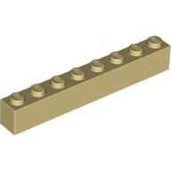 【小荳樂高】LEGO 米色/沙色 1x8 磚塊/積木 Tan Brick 4159774 3008