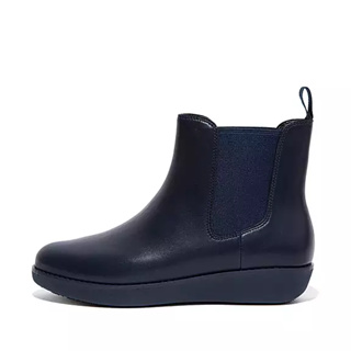代購 女鞋 Fitflop 全新正品 深藍色 SUMI Leather 真皮 短靴 深藍 US 9