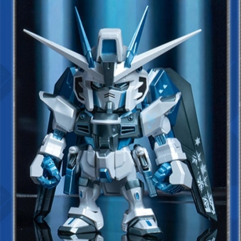 盲盒已組現貨 雪花鋼彈 winter 萬代QMSV MINI 自由鋼彈 自由高達 盲盒2代FREEDOM GUNDAM