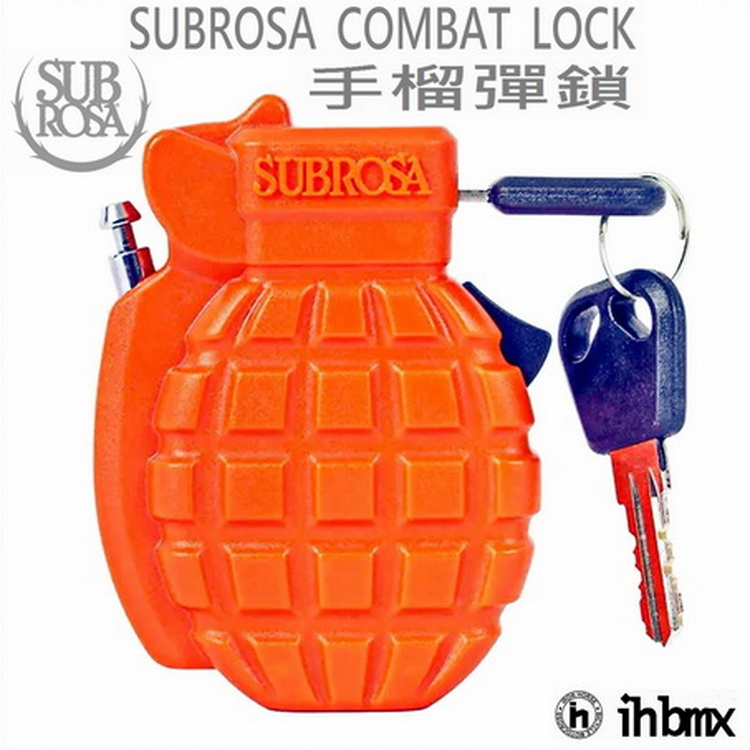 SUBROSA COMBAT LOCK 手榴彈鎖 場地車/BMX/滑板/街道車/特技腳踏車