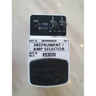 Behringer instrument AMP selector AB100 電吉他 效果器 [其他]