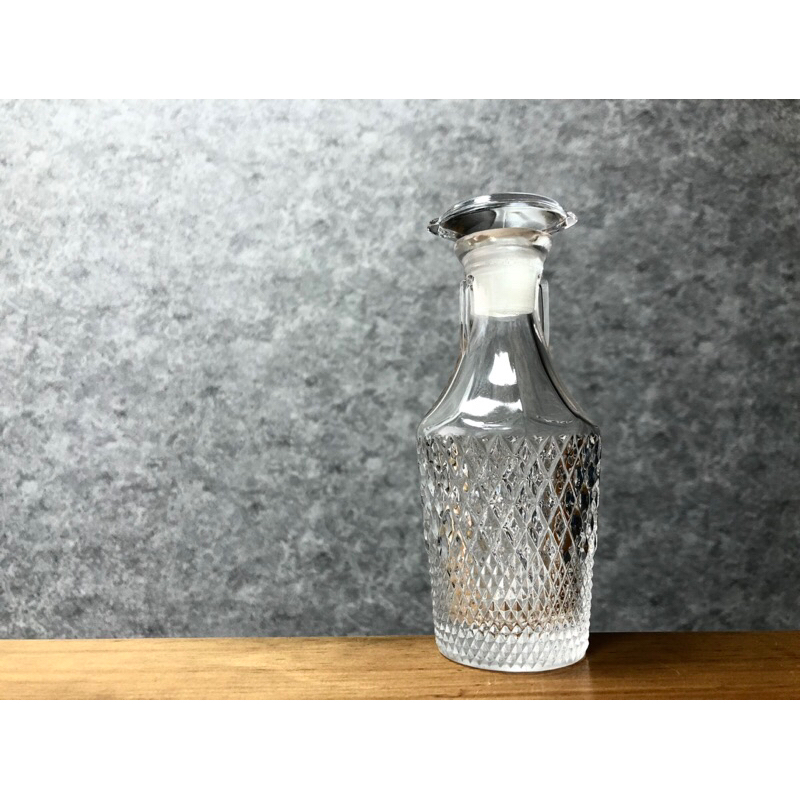 【舊貨獵人】早期日本水晶玻璃醬油瓶