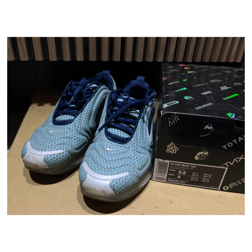 👩🏻‍🦰【 二手 】Nike Air Max 720 球鞋 女段 22.5 公分