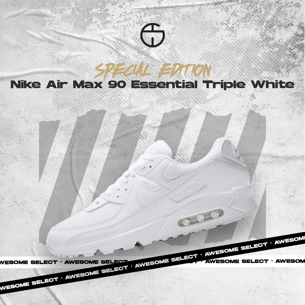 奧升嚴選 • Nike Air Max 90 Essential Triple White 全白 CN8490-100