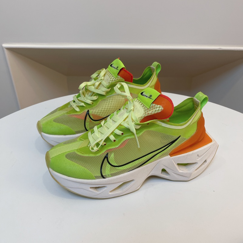 Nike ZoomX Vista Grind BQ4800-101 螢光綠 鏤空 透明 厚底鞋 老爹鞋 增高鞋 女款