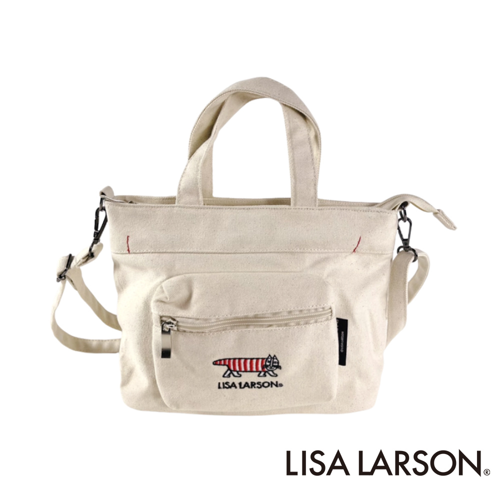 LISA LARSON 午後的貓 2Ways 前扣袋拉鍊托特包 收納包 手提包 手拿包 側背包 隨身包 購物包 AAst