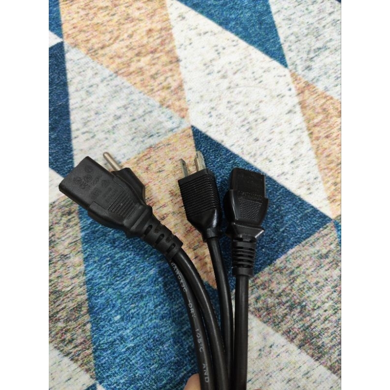 電源線 Power Cord 150 and 180 cm 二手 用螢幕測試可用