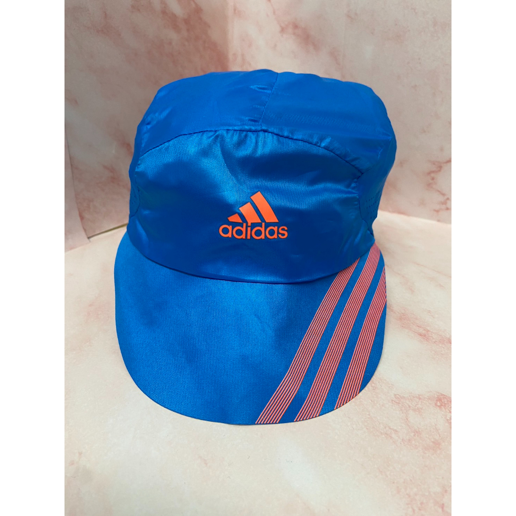 ADIDAS Run CC Cap-CLIMACOOL 專業排汗透氣慢跑帽OSFW 藍色W55883 | 蝦皮購物