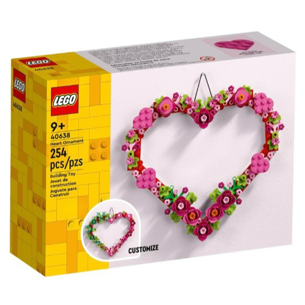 樂高 LEGO 40638 心形飾品 愛心花圈 情人節