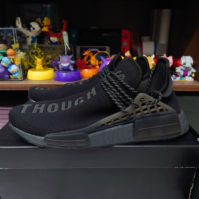 【小八】adidas x Pharrell Williams Hu NMD Triple Black 全黑 GX2487