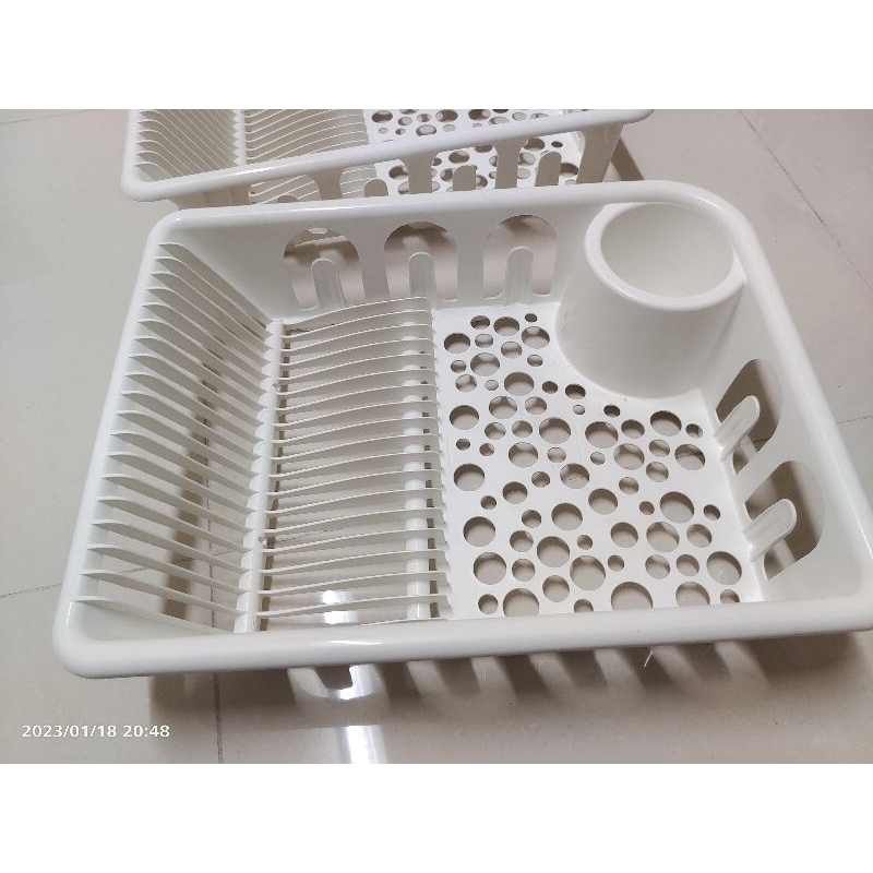 IKEA  IFLUNDRA碗盤瀝乾架, 瀝水架, 白色