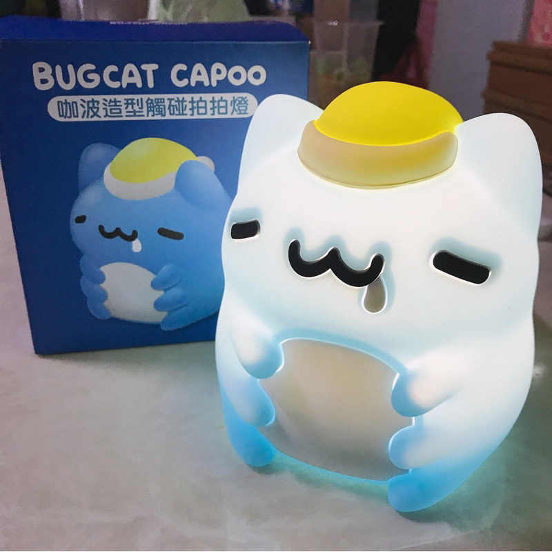 🌟絕版現貨商品🌟咖波造型觸碰拍拍燈（極新）#capoo#貓貓蟲#小夜燈#絕版品