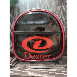 【薆力正品】DEXTER LOGO 黑紅 保齡球 球袋 保齡球收納袋 2+1可用 單球袋 有肩帶 保齡球用品