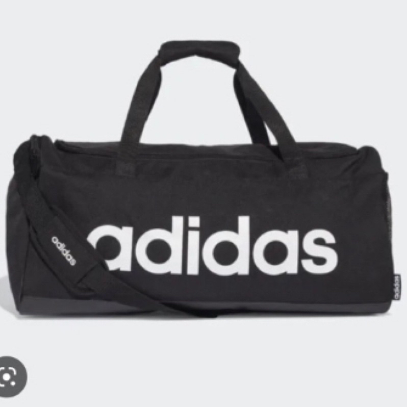 adidas 愛迪達】Adidas LINEAR DUFFEL BAG 黑色運動手提袋 大FL3651
