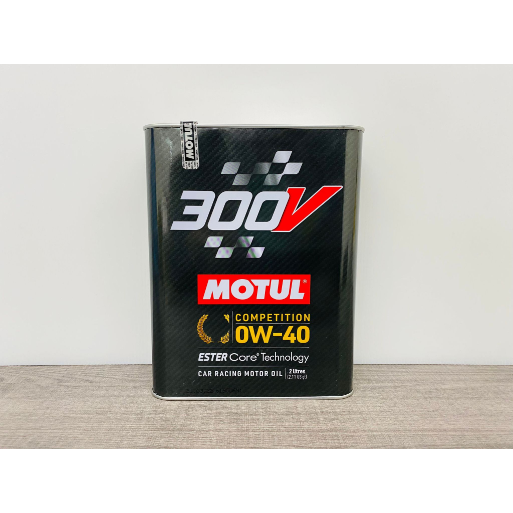 (總代理公司貨)(有中文貼紙)MOTUL 300V 0W40 最新包裝-2公升
