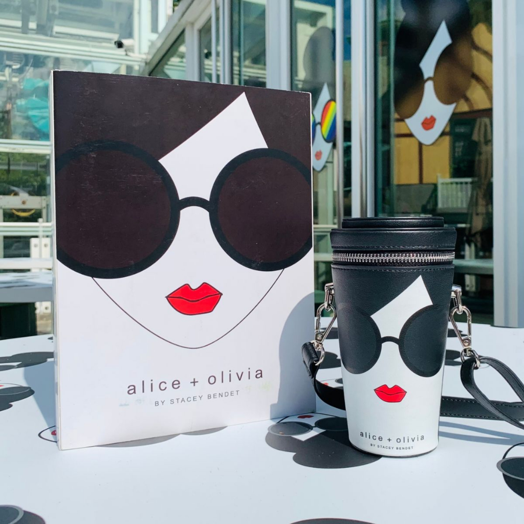 【預購】7-11超商活動 VOGUE雜誌 alice + olivia 經典 STACE FACE 咖啡杯造型包