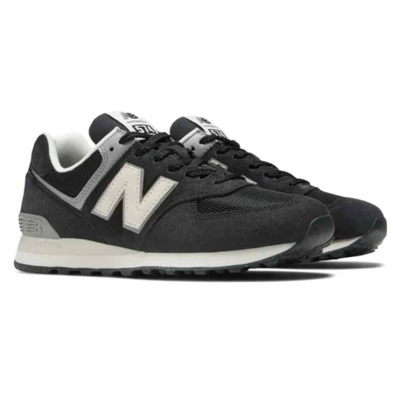 NEW BALANCE 574 男女款(參考男款尺寸) 黑 復古休閒鞋 U574LL2【KAORACER】