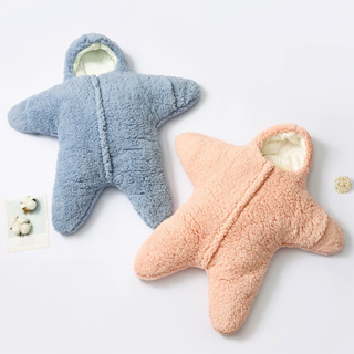 可愛嬰幼兒星星睡袋（保暖、防風）
