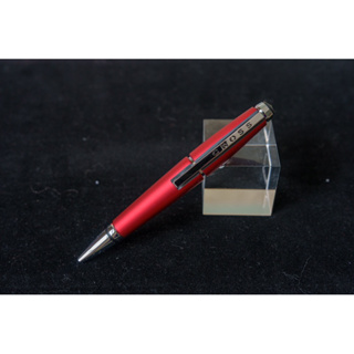 美國CROSS EDGE珠光紅伸縮式鋼珠筆