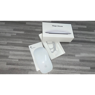 售出）蘋果apple 正版巧控滑鼠 - 白色多點觸控表面 滑鼠 無線 充電線 白色滑鼠
