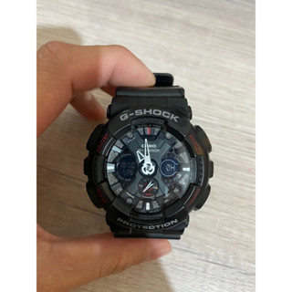 G-shock GA-120-1A 經典消光黑三眼配置