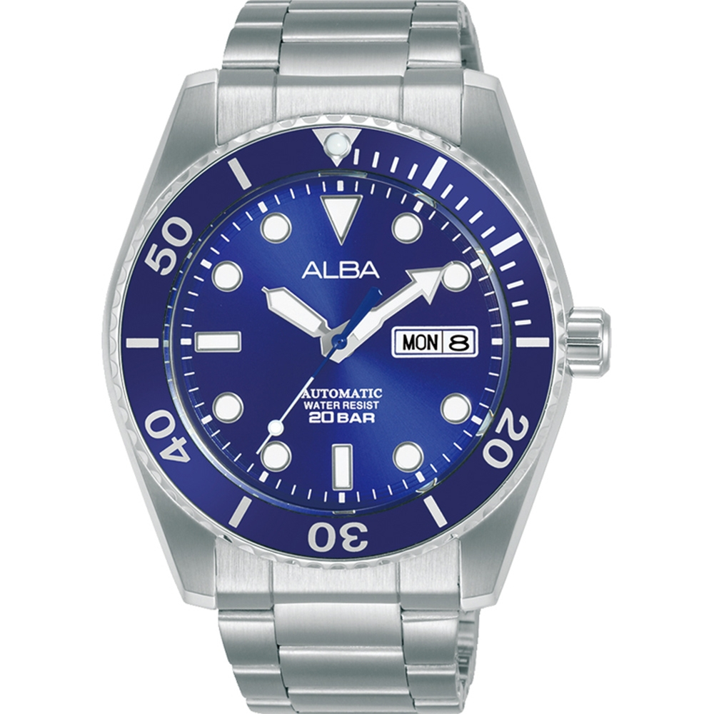 ALBA 雅柏 東京潛水風格機械錶 AL4359X1 / Y676-X047B