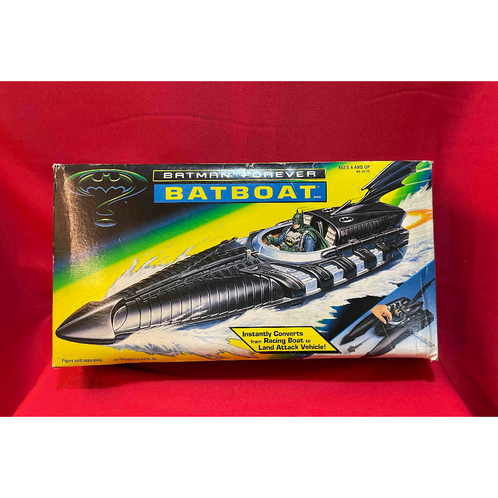 E 櫃 ： 盒損(不含人偶) 1995 BATBOAT 蝙蝠船 KENNER BATMAN FOREVER　天貴