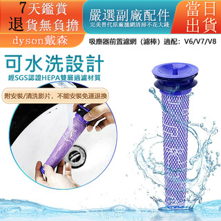 適用 dyson 戴森 吸塵器 濾網 濾芯 HEPA前置濾網 配件 零件 v6 v7 v8 sv03 sv04可水洗濾網