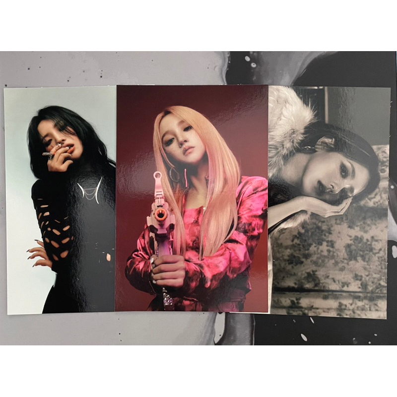 (G)I-DLE 正規一輯 I NEVER DIE 專輯唇印卡 美延 小娟 雨琦