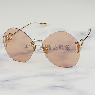 【LOOK路克眼鏡】Gucci 太陽眼鏡 無框 金屬鏡腳 GG1203S 004