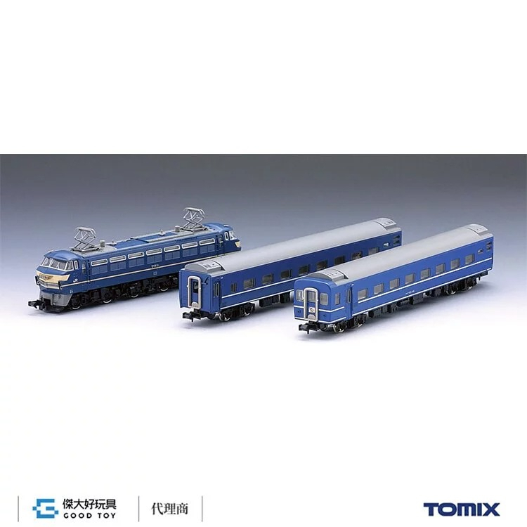 TOMIX 98388 JR EF66形 藍色列車 (3輛)