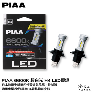 PIAA LED 6600K 超白光 大燈 重機大燈 汽車大燈 白光 H1 H3 H4 HB3 車頭燈 大燈 哈家人