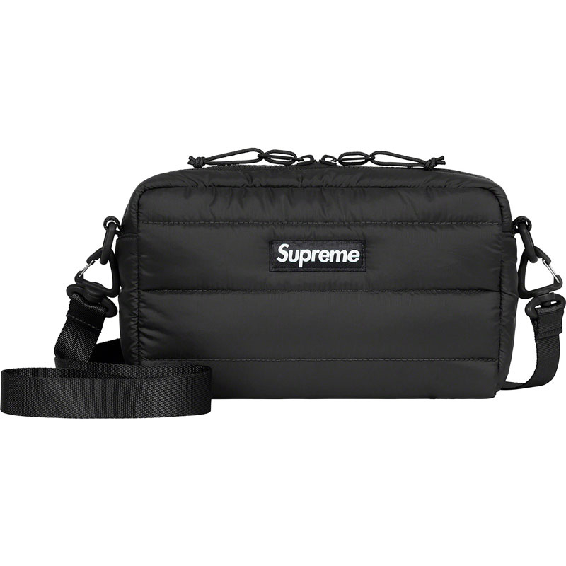 SUPREME FW22 Puffer Side Bag 側背包 (黑色) 化學原宿