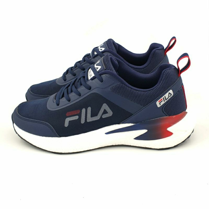 【米蘭鞋都】FILA Cruise (男) 輕量 緩震 慢跑鞋 舒適 透氣 J309X 丈青 另有白藍色